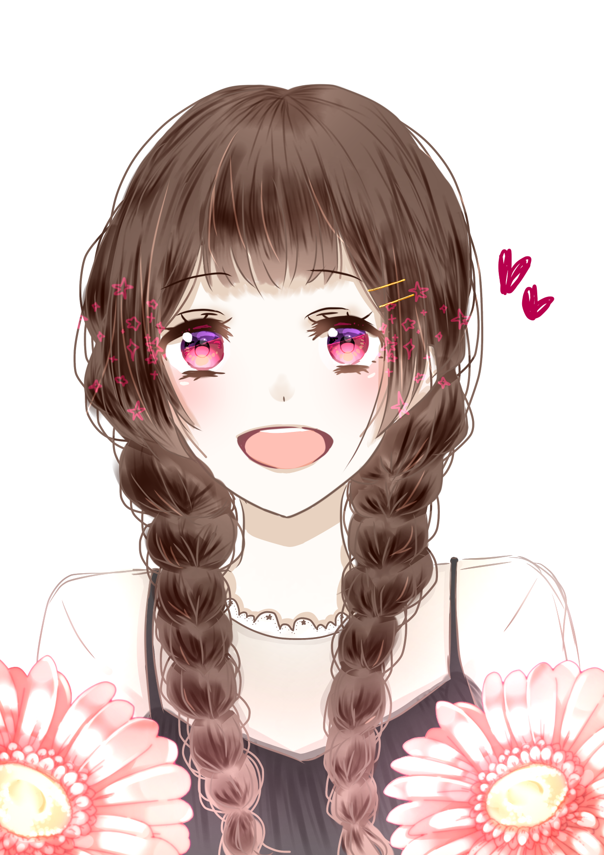 三つ編み少女🌸 - ibisPaint
