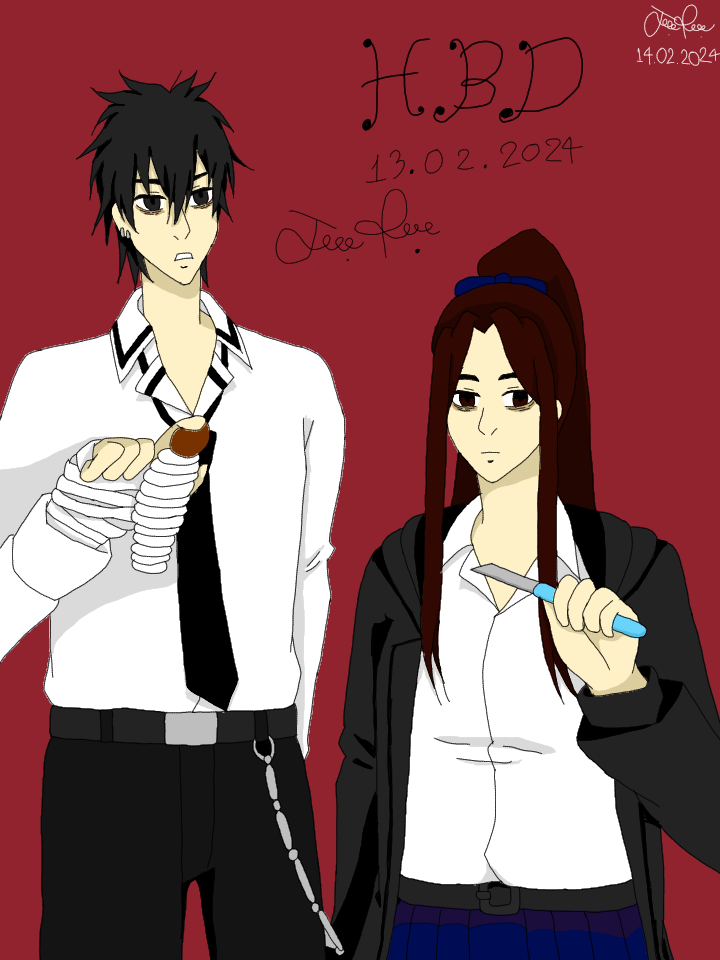HBD TO การิน - ibisPaint