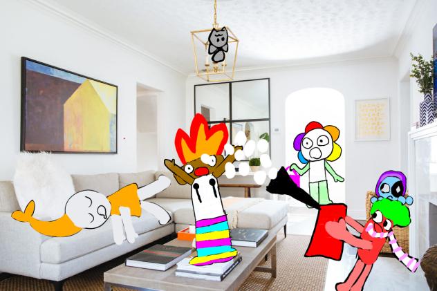 never leave cosmo and sprout home alone