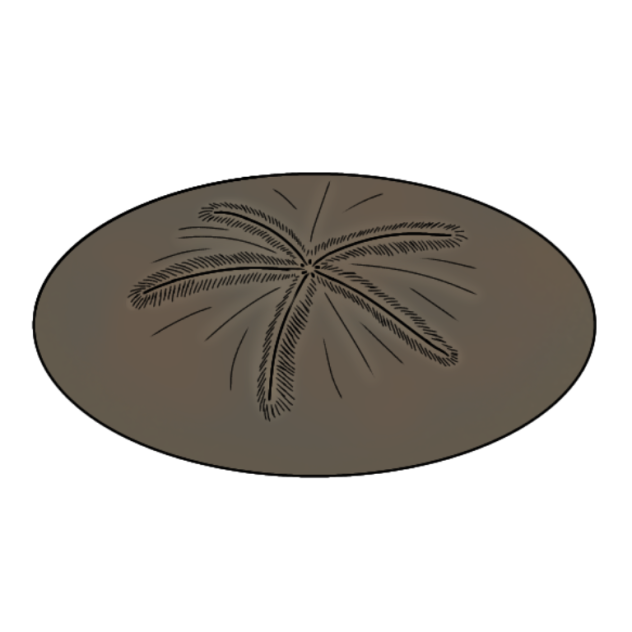 River Pebble Dollar render