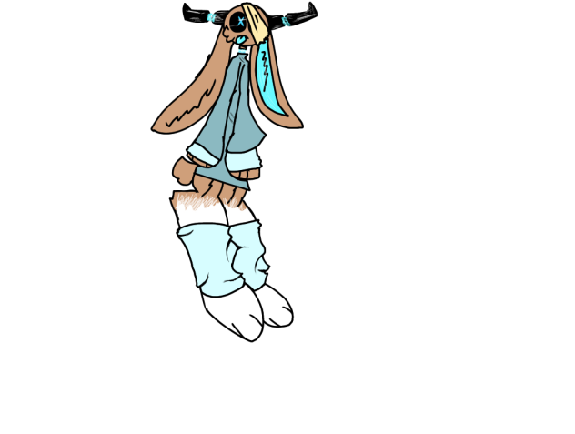 Moon the ghost bunni