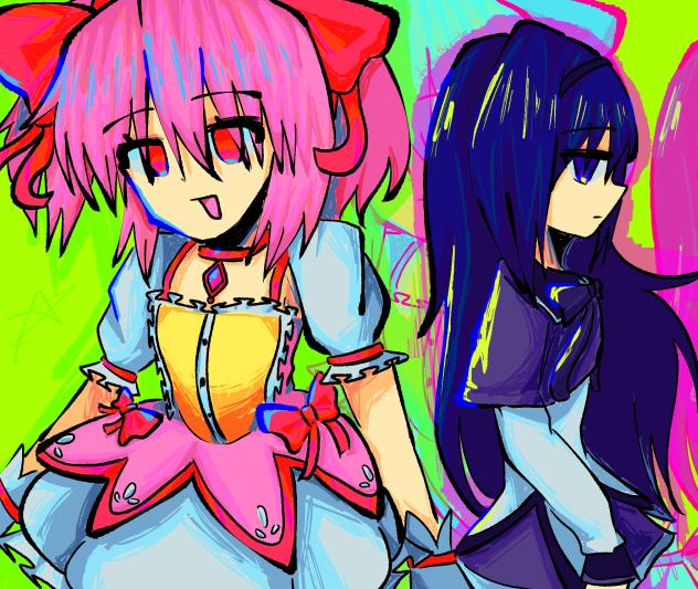 plmmm fanart madoka w homura