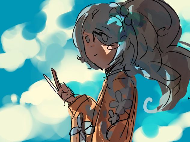 Quick art thing doodle scribble