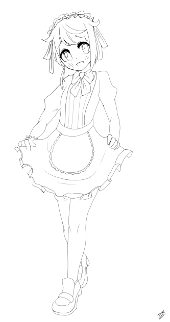 Xingqiu as a Maid