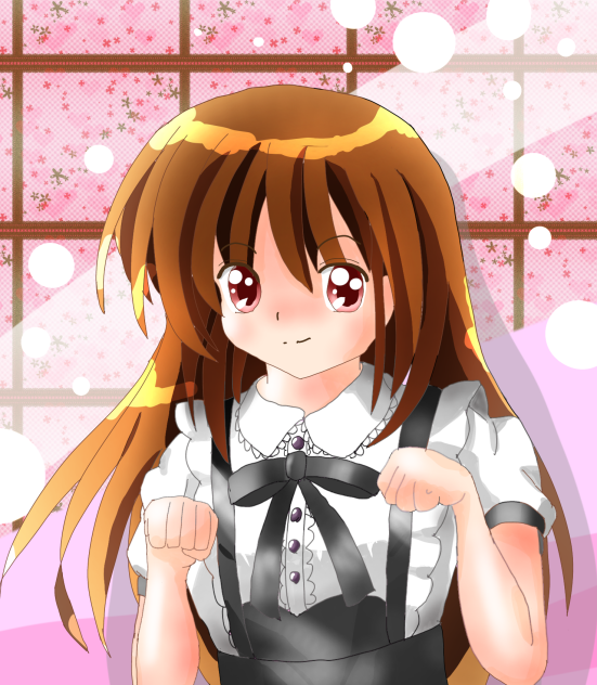 メイド服でにゃん