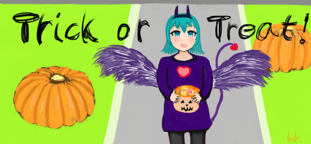 trick or treat！🎃