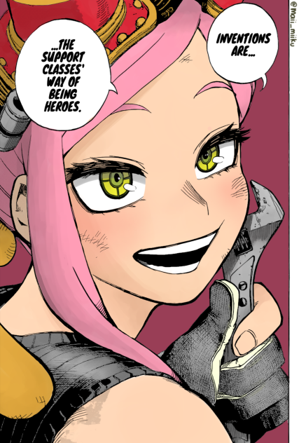 Mei Hatsume manga panel coloring (ch339)