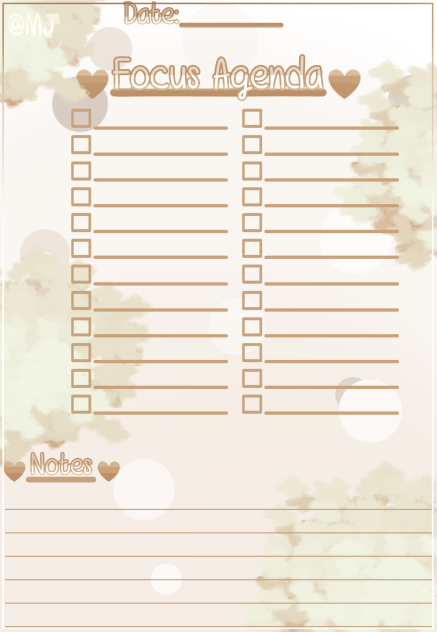 Focus Agenda