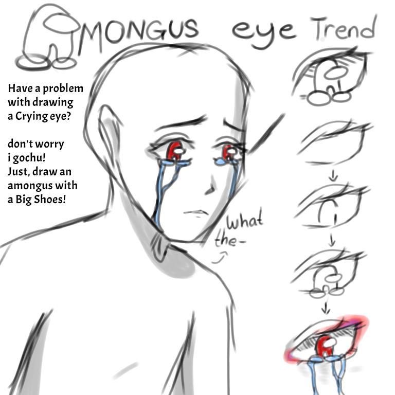 Among Us Eye Trend ibisPaint