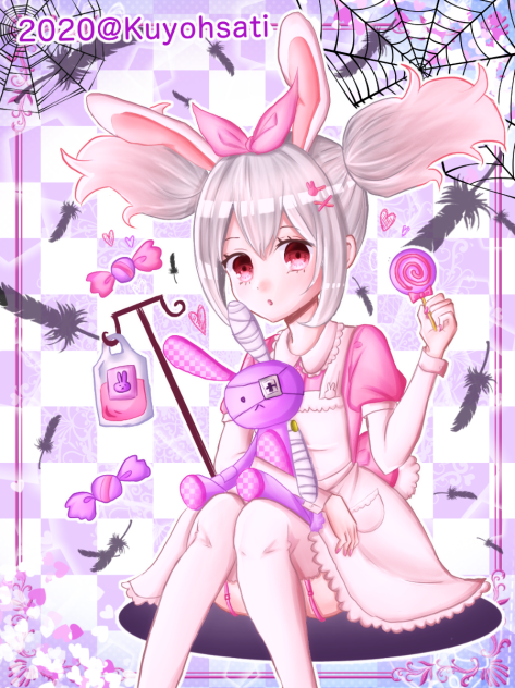 紗千さんの線画をお借りしました②