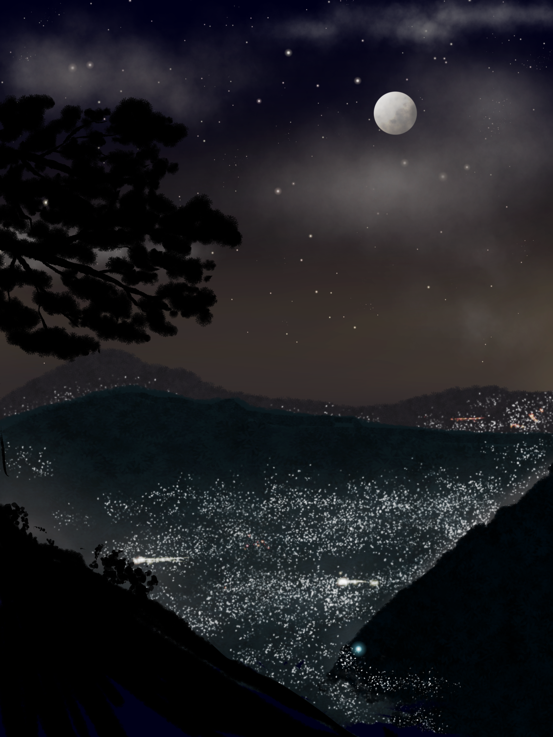 Night City View - ibisPaint