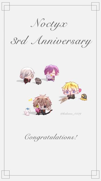 Noctyx3周年
