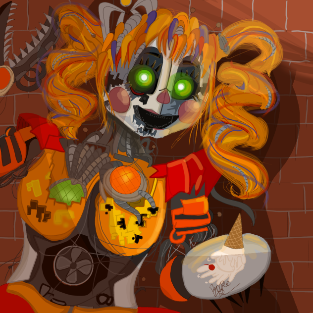Scrap Baby fnaf 6 fanart