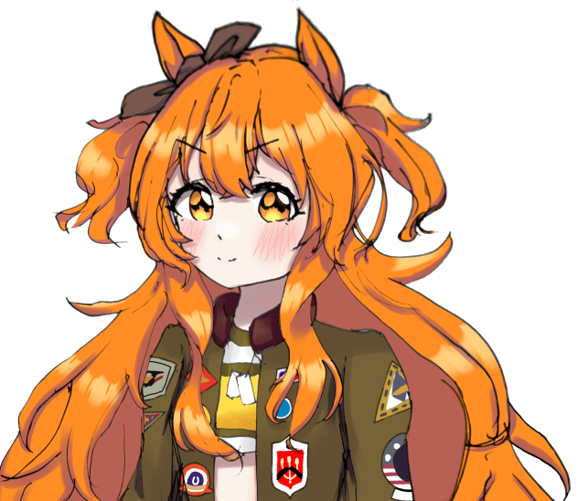 色塗り練習　マヤノトップガン