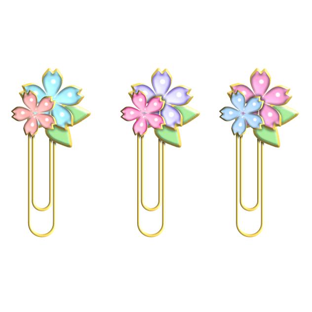 Sakura paper clip