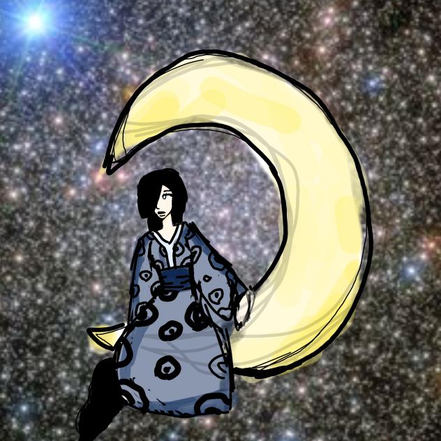 more drawngs of sun goddess and moon god
