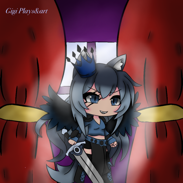 “A princess can fight too” Gacha OC