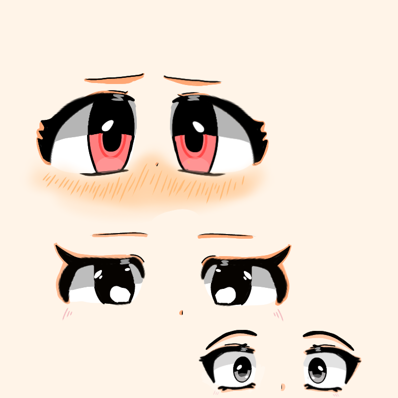 3 anime eyes ibisPaint