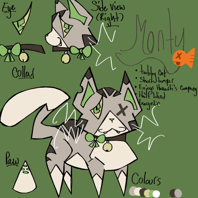 Monty ref sheet