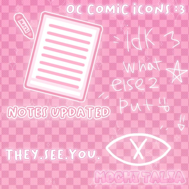 Oc Comic Icons!! X3 ehehe~!! ✨ ^^
