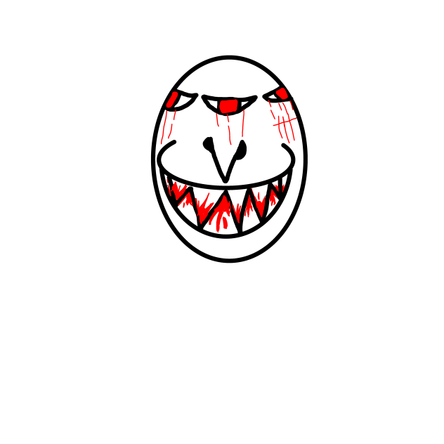 monster of hell(three eyed egg ghost)