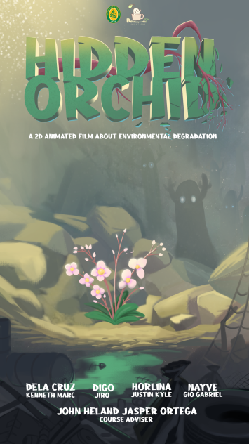 Hidden Orchid Poster