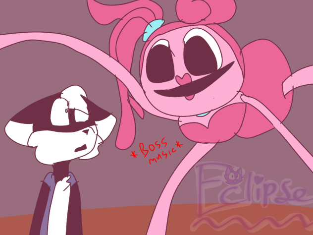 Kane scared of Mommy long legs