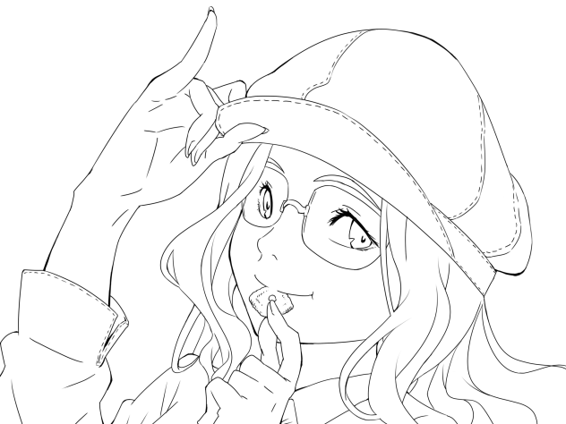 ☆一時間以内に線画までシリーズ☆(線画)