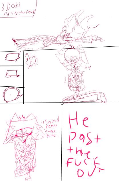 Comic al lost a fight