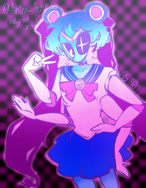 Astro as Sailor Moon