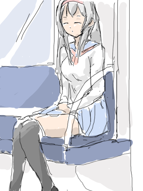 すやすや翔鶴さん