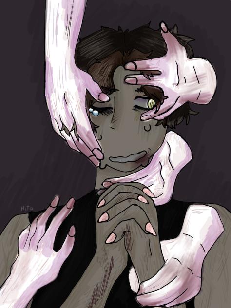 Hita with hands lolllll