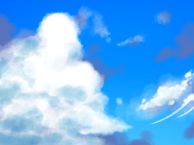 cloud study - ibisPaint