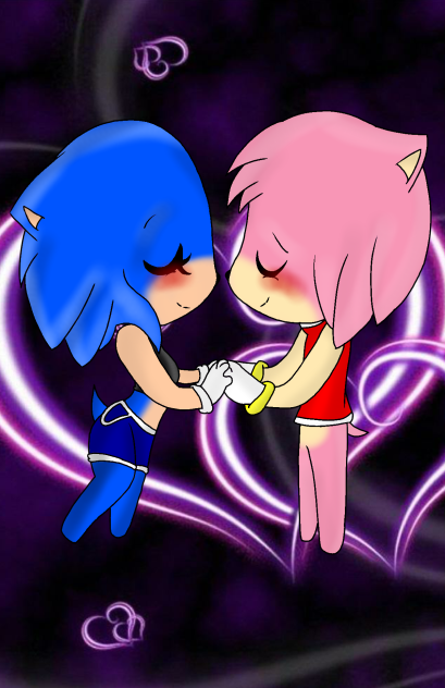 Sonica y aki - ibisPaint