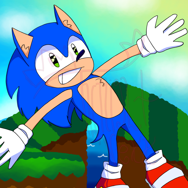 One of my first Sonic drawings