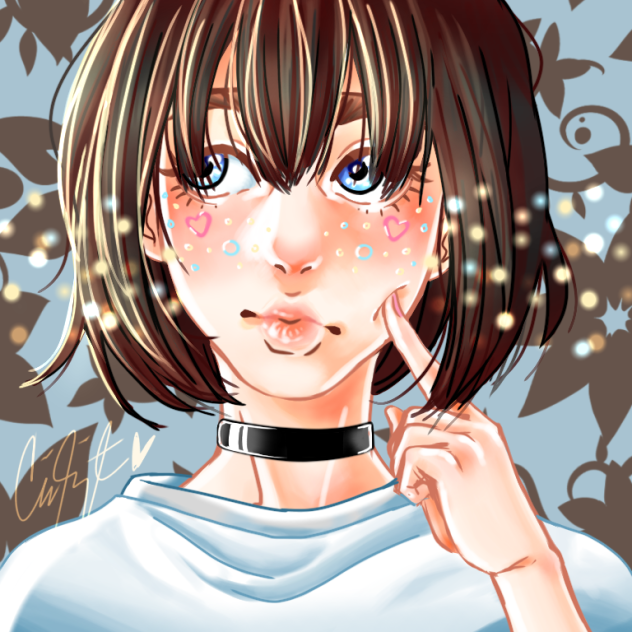 sparkly freckles - ibisPaint