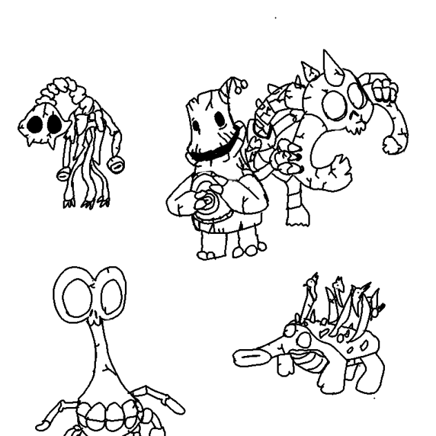 if bone island monsters were statues
