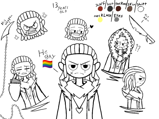 Zay our edgy teen sketch