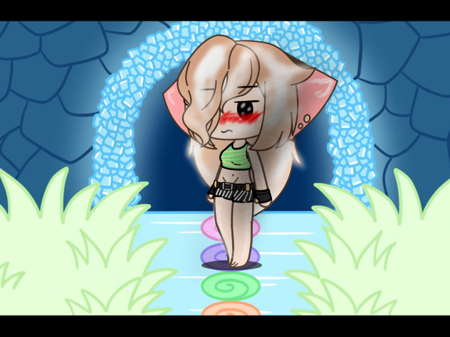 Gacha art of a oc I made