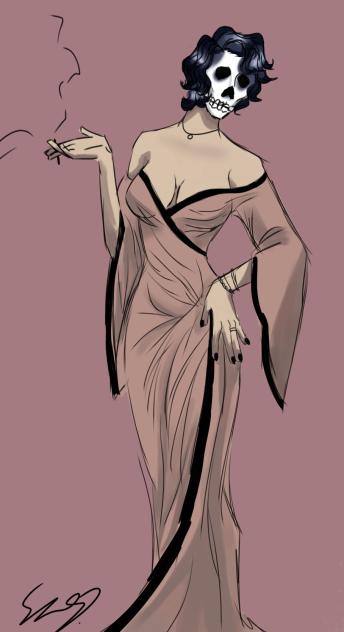 that one pretty skeleton girl