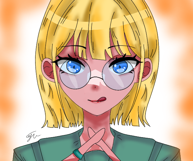 メガネ女子