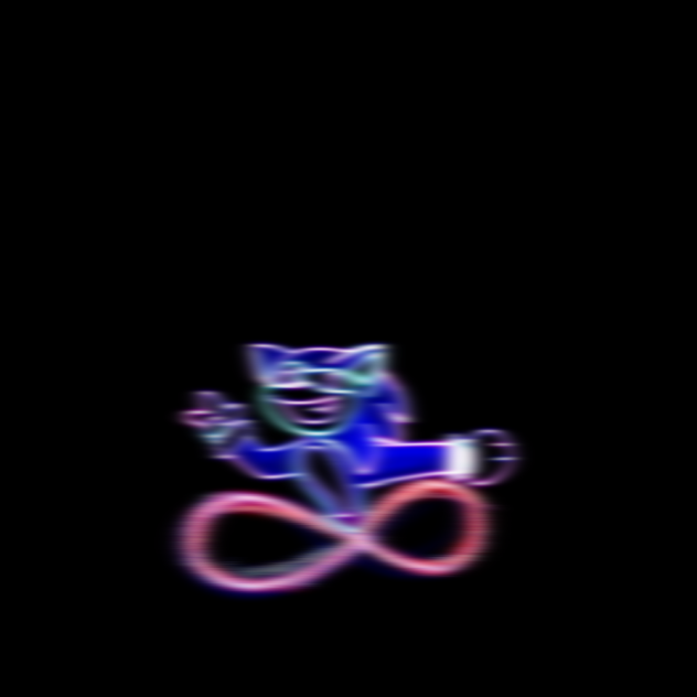 glow in the dark sonic!