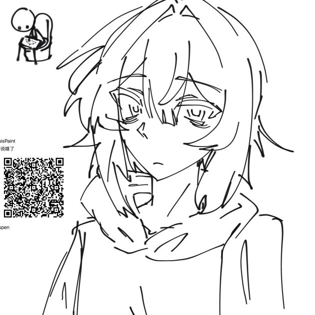 我在马桶上速画的（+纸绘