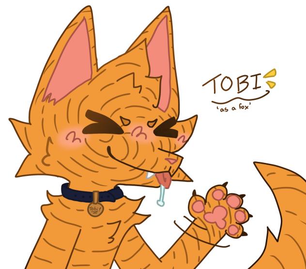 Tobi as a fox !
