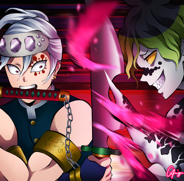 Uzui vs Gyutaro