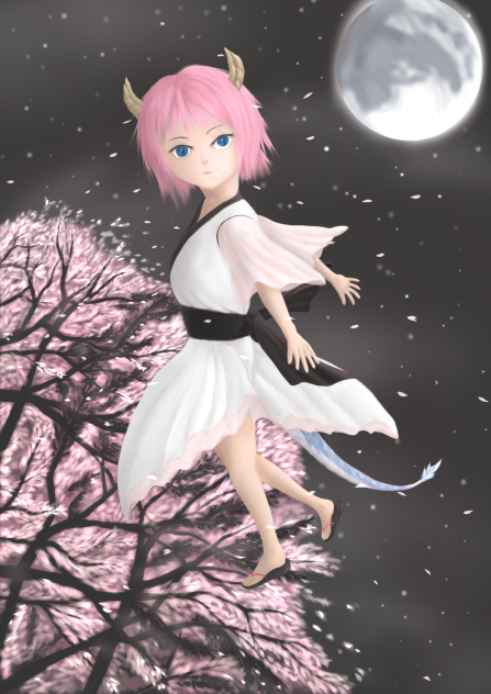 夜桜