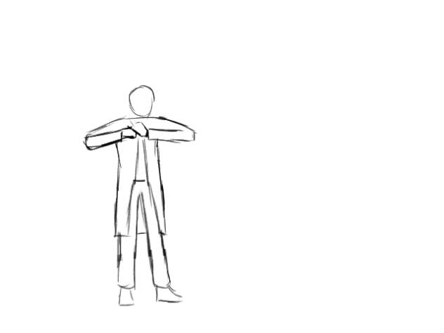 a bored doodle