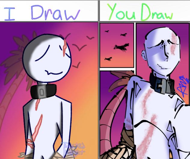 I draw you draw for @Twistedtwilght