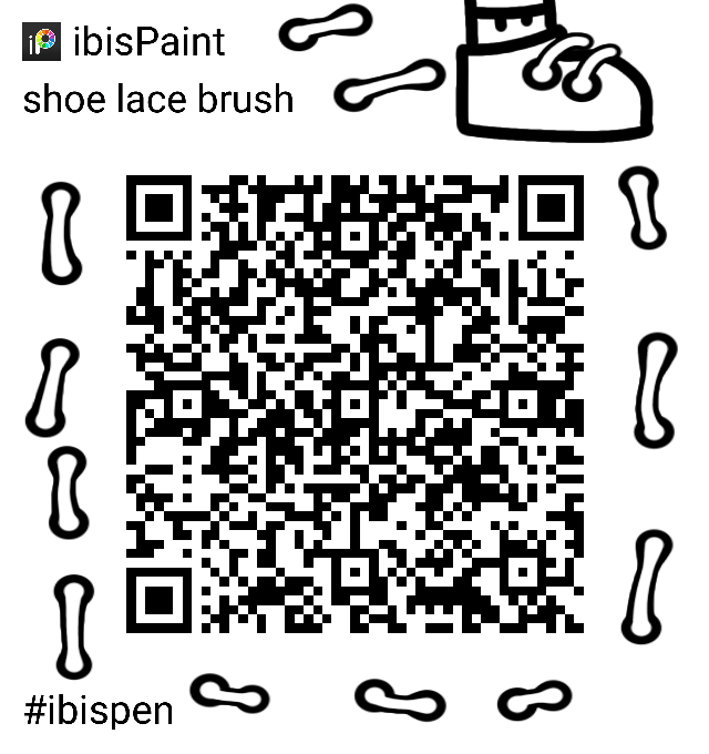 another brush code. (shoe lace brush) ibisPaint