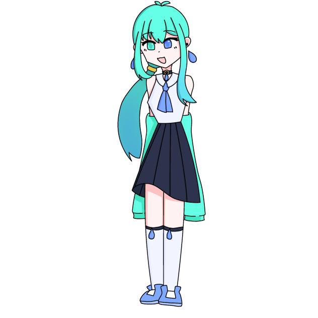 らむねのオリキャラをまひろが描いてみた